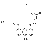 CAS#: 89459-11-0, 9-Amino-N-[2-(dimethylamino)ethyl]-5-methoxy-4-acridinecarboxamide dihydrochloride