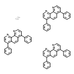 CAS 登录号：89460-92-4， 4,7-二苯基-1,10-菲咯啉钴(3+)盐(3:1)