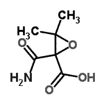 CAS#: 89464-55-1, 2-Carbamoyl-3,3-dimethyl-2-oxiranecarboxylic acid