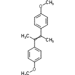 CAS 登录号：895-37-4， 1,1'-(2-丁烯-2,3-二基)二(4-甲氧基苯)