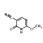 CAS#: 89524-81-2, 2-Methoxy-6-oxo-1,6-dihydro-5-pyrimidinecarbonitrile