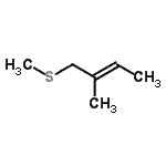 CAS#: 89534-74-7, (2E)-2-Methyl-1-(methylsulfanyl)-2-butene