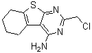 CAS#: 89567-04-4, 2-(Chloromethyl)-5,6,7,8-tetrahydro[1]benzothieno[2,3-d]pyrimidin-4-amine