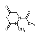 CAS#: 89598-69-6, 1-Acetyl-2-methyl-1,2,4-triazinane-3,5-dione