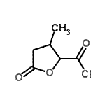 CAS#: 89598-85-6, 3-Methyl-5-oxotetrahydro-2-furancarbonyl chloride