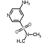 CAS#: 896161-00-5, 5-Amino-N,N-dimethyl-3-pyridinesulfonamide