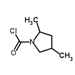 CAS#: 89629-91-4, 2,4-Dimethyl-1-pyrrolidinecarbonyl chloride