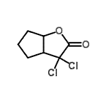 CAS#: 89630-66-0, 3,3-Dichlorohexahydro-2H-cyclopenta[b]furan-2-one