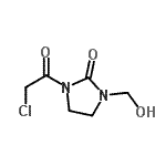 CAS#: 89641-61-2, 1-(Chloroacetyl)-3-(hydroxymethyl)-2-imidazolidinone