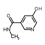 CAS#: 896423-15-7, 5-Hydroxy-N-methylnicotinamide