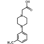CAS#: 896523-47-0, [4-(3-Methylphenyl)-1-piperazinyl]acetic acid