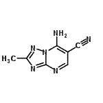 CAS#: 896666-78-7, 7-Amino-2-methyl[1,2,4]triazolo[1,5-a]pyrimidine-6-carbonitrile