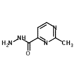 CAS#: 89691-94-1, 2-Methyl-4-pyrimidinecarbohydrazide