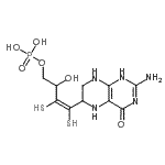 CAS#: 89700-34-5, (3Z)-4-(2-Amino-4-oxo-1,4,5,6,7,8-hexahydro-6-pteridinyl)-2-hydroxy-3,4-disulfanyl-3-buten-1-yl dihydrogen phosphate