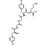 CAS#: 89705-57-7, L-Tyrosylglycylglycyl-4-bromo-L-phenylalanyl-L-methionine