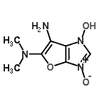 CAS#: 897938-43-1, 6-Amino-5-(dimethylamino)-1H-furo[2,3-d]imidazol-1-ol 3-oxide