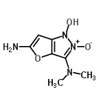 CAS#: 897938-77-1, 5-Amino-3-(dimethylamino)-1H-furo[3,2-c]pyrazol-1-ol 2-oxide