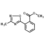 CAS#: 898289-14-0, Methyl 2-(3-methyl-1,2,4-oxadiazol-5-yl)benzoate