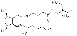 CAS#: 89847-02-9, 1,3-Dihydroxy-2-(hydroxymethyl)-2-propanamine (5Z,9beta,11alpha,13E,15S)-9,11,15-trihydroxyprosta-5,13-dien-1-oate