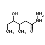CAS#: 89850-83-9, 4-Hydroxy-3-methylhexanehydrazide