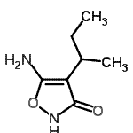 CAS#: 89851-83-2, 5-Amino-4-sec-butyl-1,2-oxazol-3(2H)-one