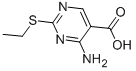 CAS#: 89853-87-2, 4-Amino-5-Carboxy-2-Ethyl-Mercaptopyrimidine