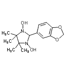 CAS#: 898562-14-6, 2-(1,3-Benzodioxol-5-yl)-4,4,5,5-tetramethyl-1,3-imidazolidinediol