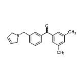 CAS#: 898749-07-0, [3-(2,5-Dihydro-1H-pyrrol-1-ylmethyl)phenyl](3,5-dimethylphenyl)methanone