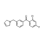 CAS#: 898749-38-7, (2-Chloro-4-fluorophenyl)[3-(2,5-dihydro-1H-pyrrol-1-ylmethyl)phenyl]methanone