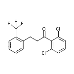 CAS 登录号：898749-86-5， 1-(2,6-二氯苯基)-3-[2-(三氟甲基)苯基]-1-丙酮