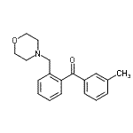 CAS#: 898749-90-1, (3-Methylphenyl)[2-(4-morpholinylmethyl)phenyl]methanone