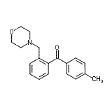CAS 登录号：898749-93-4， (4-甲基苯基)[2-(4-吗啉基甲基)苯基]甲酮