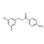 CAS#: 898750-10-2, 3-(3-Chloro-5-fluorophenyl)-1-(4-methylphenyl)-1-propanone