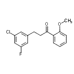 CAS#: 898750-13-5, 3-(3-Chloro-5-fluorophenyl)-1-(2-methoxyphenyl)-1-propanone