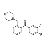 CAS#: 898750-68-0, (3-Chloro-4-fluorophenyl)[2-(4-morpholinylmethyl)phenyl]methanone