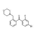 CAS#: 898750-86-2, (4-Bromo-2-fluorophenyl)[2-(4-morpholinylmethyl)phenyl]methanone