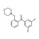 CAS#: 898751-21-8, (3,5-Difluorophenyl)[2-(4-morpholinylmethyl)phenyl]methanone