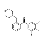 CAS#: 898751-25-2, [2-(4-Morpholinylmethyl)phenyl](3,4,5-trifluorophenyl)methanone