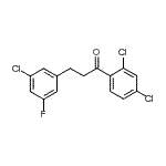 CAS#: 898751-28-5, 3-(3-Chloro-5-fluorophenyl)-1-(2,4-dichlorophenyl)-1-propanone