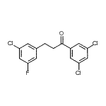CAS#: 898751-40-1, 3-(3-Chloro-5-fluorophenyl)-1-(3,5-dichlorophenyl)-1-propanone