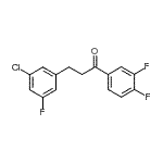 CAS#: 898751-48-9, 3-(3-Chloro-5-fluorophenyl)-1-(3,4-difluorophenyl)-1-propanone