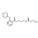 CAS#: 898751-57-0, Ethyl 7-[2-(4-morpholinylmethyl)phenyl]-7-oxoheptanoate
