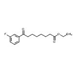 CAS#: 898752-14-2, Ethyl 8-(3-fluorophenyl)-8-oxooctanoate