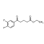 CAS#: 898752-24-4, Ethyl 5-(3,4-difluorophenyl)-5-oxopentanoate