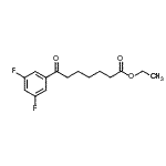 CAS#: 898752-43-7, Ethyl 7-(3,5-difluorophenyl)-7-oxoheptanoate