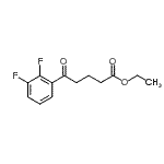 CAS#: 898752-98-2, Ethyl 5-(2,3-difluorophenyl)-5-oxopentanoate