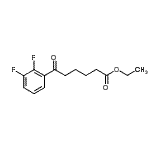 CAS 登录号：898753-00-9， 乙基6-(2,3-二氟苯基)-6-氧代己酸酯