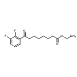 CAS#: 898753-04-3, Ethyl 8-(2,3-difluorophenyl)-8-oxooctanoate