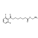 CAS 登录号：898753-30-5， 乙基8-(2,6-二氟苯基)-8-氧代辛酸酯