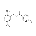 CAS 登录号：898753-39-4， 1-(4-氯苯基)-3-(2,5-二甲基苯基)-1-丙酮